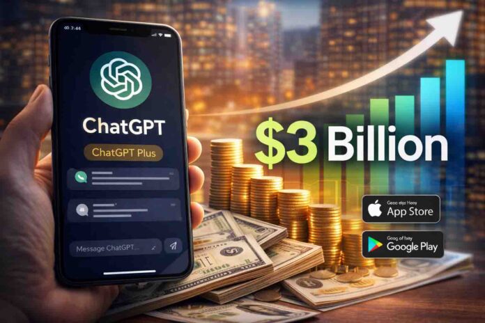ChatGPT Mobile App Reaches $3B in Consumer Spending